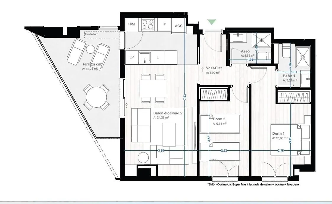 מאלגה Urban Sky Serviced Apartments By P&O 26H